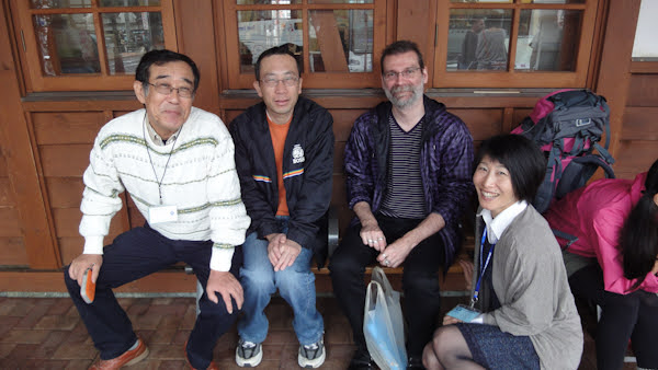 Earl and a group of japanese people